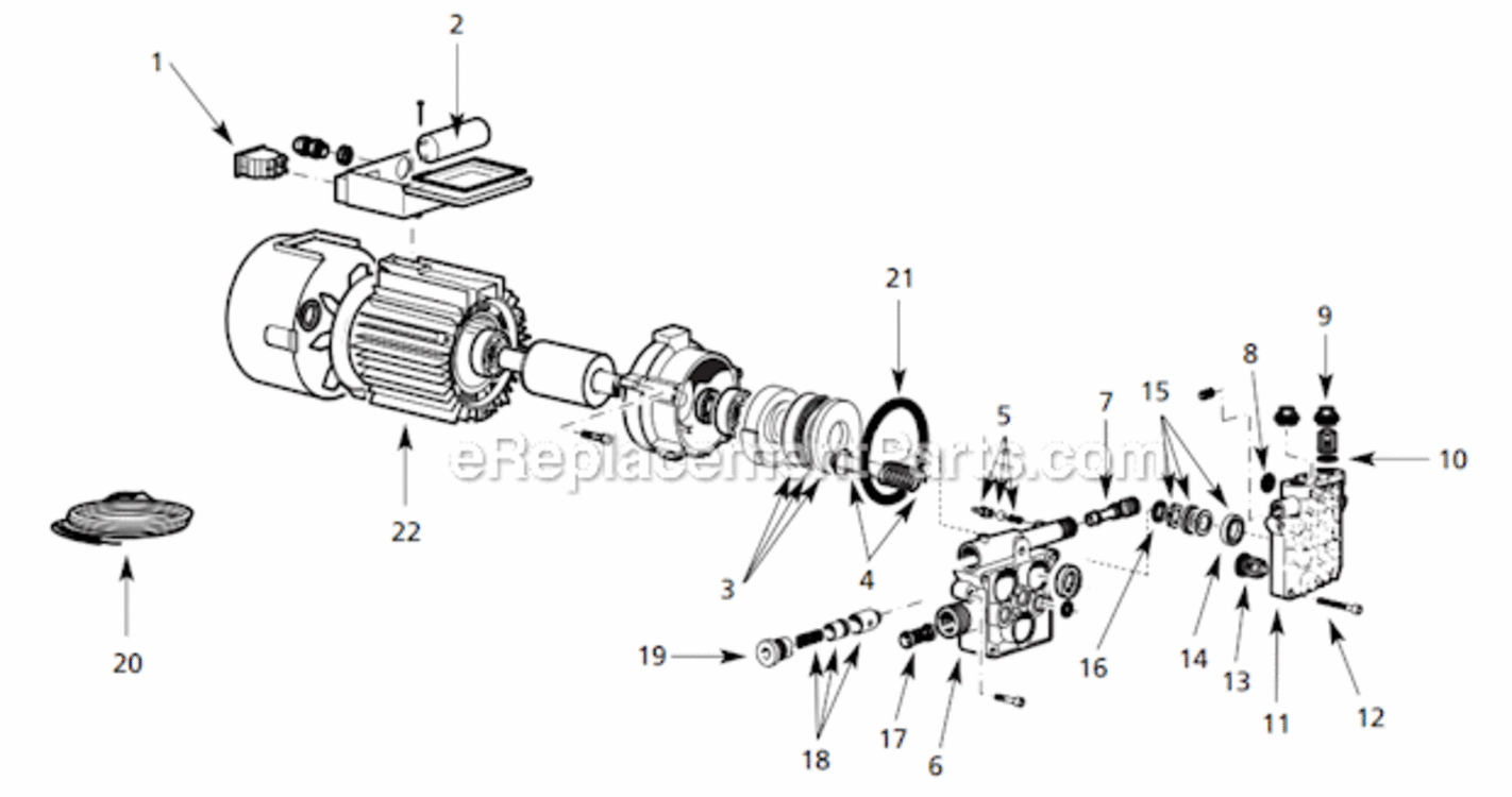 Page A Diagram and Parts List for PW167600AV  Campbell Hausfeld Pressure Washer